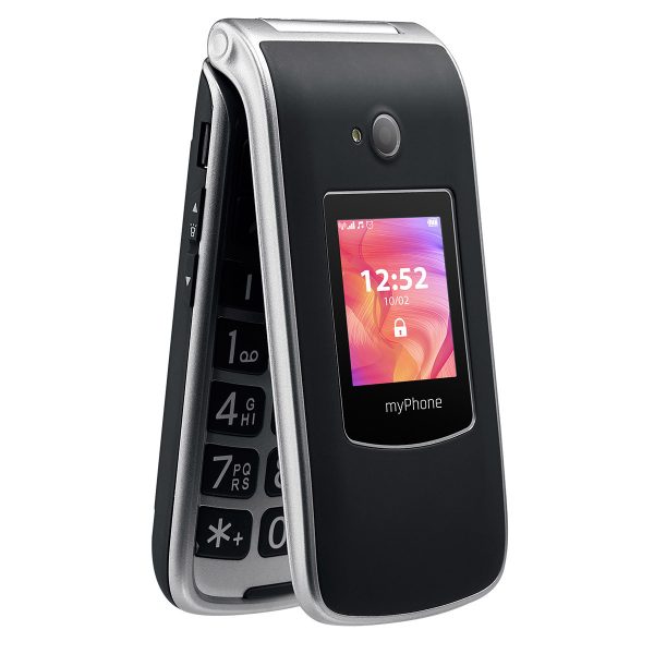 Telefonas MyPhone Rumba 2 Telefonas senjorui, telefonas senjorams, telefonas dideliu ekranu ir mygtukais, SOS mygtukas